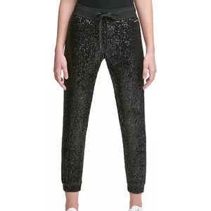 Calvin Klein Sequined Jogger Pants NWT